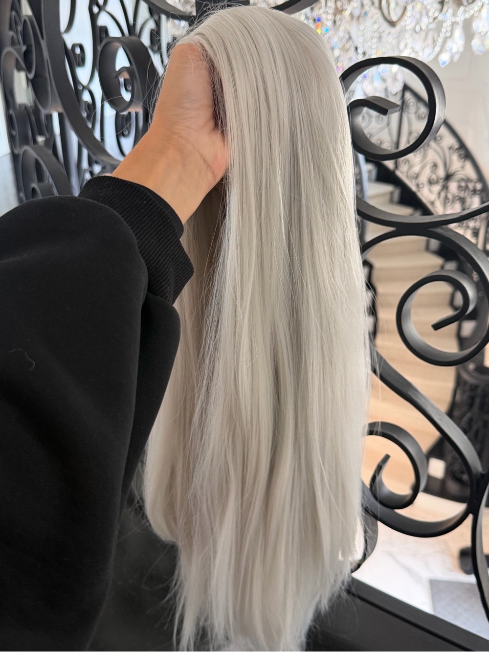 Amazon Silver Blonde Straight Wig